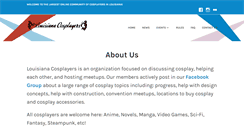 Desktop Screenshot of louisianacosplayers.com